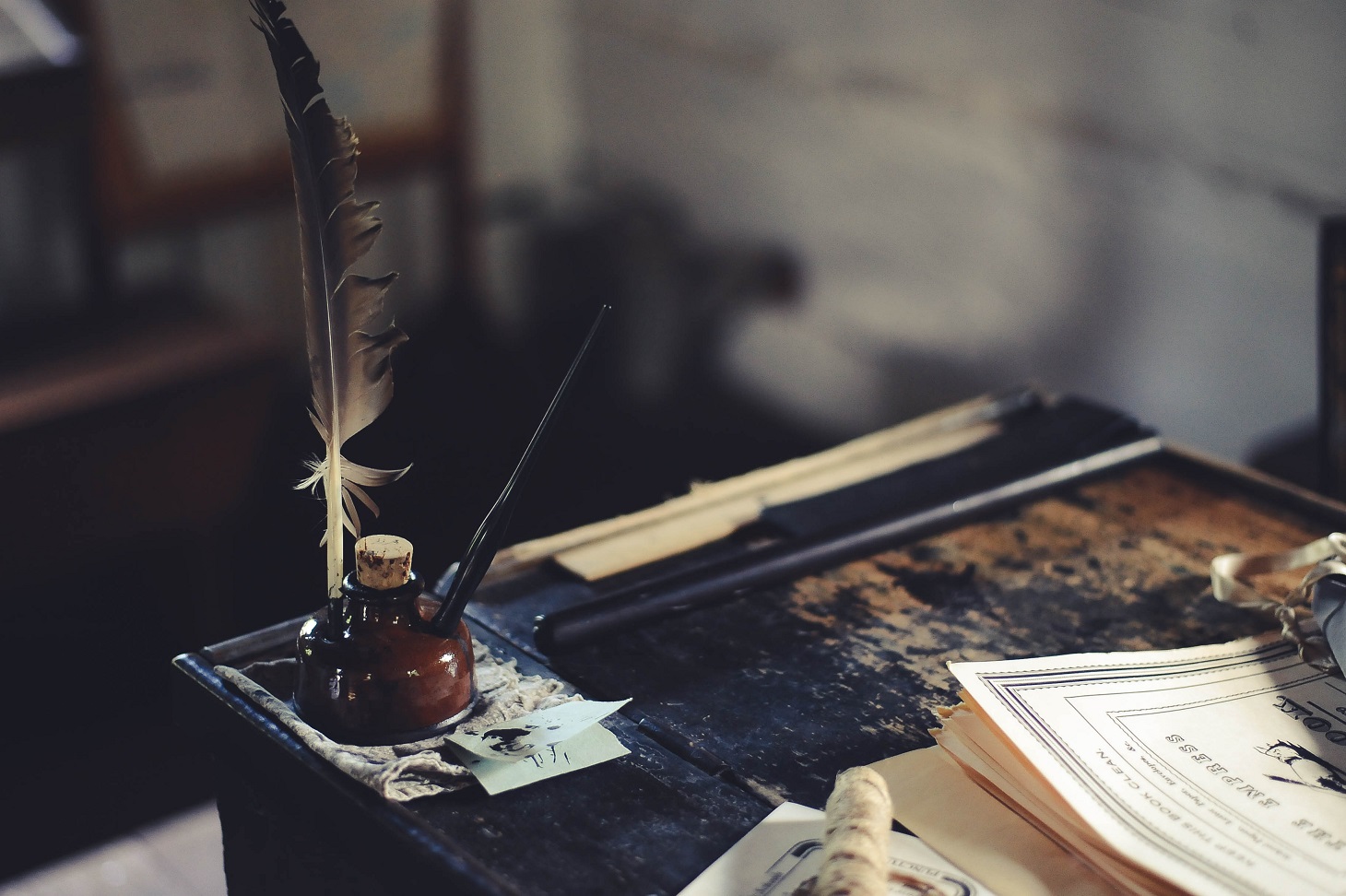 Quill and ink Quill and ink